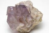 Purple Cubic Fluorite With Fluorescent Phantoms - Cave-In-Rock #208829-1